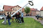 Bei den Kirmesburschen gefeiert (Foto: Karl-Heinz Herrmann)