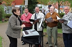 Bei den Kirmesburschen gefeiert (Foto: Karl-Heinz Herrmann)