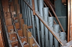 Das Innenleben der Strobel-Orgel (Foto: Karl-Heinz Herrmann) Das Innenleben der Strobel-Orgel (Foto: Karl-Heinz Herrmann)