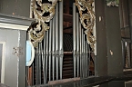 Das Innenleben der Strobel-Orgel (Foto: Karl-Heinz Herrmann) Das Innenleben der Strobel-Orgel (Foto: Karl-Heinz Herrmann)