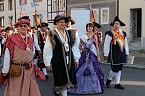 Hausm&auml;nner verk&uuml;nden Er&ouml;ffnung Bauernmarkt (Foto: Karl-Heinz Herrmann)