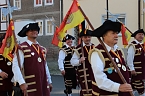 Hausm&auml;nner verk&uuml;nden Er&ouml;ffnung Bauernmarkt (Foto: Karl-Heinz Herrmann)