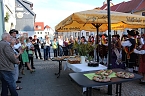 Hausm&auml;nner verk&uuml;nden Er&ouml;ffnung Bauernmarkt (Foto: Karl-Heinz Herrmann)