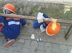 Fr&uuml;hjahrsputz in Berka (Foto: Gudrun Oesterheld)