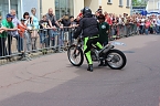 Bild: Spektakul&auml;re Stuntshow (Foto: Karl-Heinz Herrmann)
