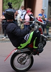 Bild: Spektakul&auml;re Stuntshow (Foto: Karl-Heinz Herrmann)