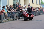 Bild: Spektakul&auml;re Stuntshow (Foto: Karl-Heinz Herrmann)