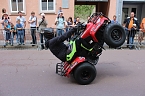 Bild: Spektakul&auml;re Stuntshow (Foto: Karl-Heinz Herrmann)