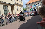 Bild: Spektakul&auml;re Stuntshow (Foto: Karl-Heinz Herrmann)