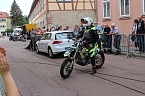 Bild: Spektakul&auml;re Stuntshow (Foto: Karl-Heinz Herrmann)