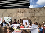 50 Demonstranten kamen aus dem Landkreis Nordhausen (Foto: privat)