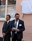 Ehrentafel f&uuml;r Bernhard Wagner enth&uuml;llt (Foto: Karl-Heinz Herrmann)