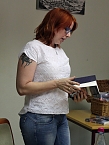 Aus ihrem zweiten Buch gelesen (Foto: Karl-Heinz Herrmann)