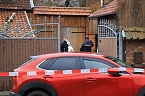 Gro&szlig;einsatz der Polizei in Berka (Foto: S. Dietzel)