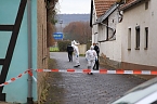 Gro&szlig;einsatz der Polizei in Berka (Foto: S. Dietzel)