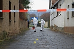 Gro&szlig;einsatz der Polizei in Berka (Foto: S. Dietzel)