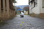 Gro&szlig;einsatz der Polizei in Berka (Foto: S. Dietzel)