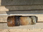 Der Z&uuml;nder der Bombe (Foto: S.Dietzel)