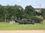 Bundeswehrhubschrauber &uuml;ber Sondershausen (Foto: S. Dietzel)