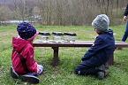 Beobachtungen im Faunarium (Foto: S.Staubitz)