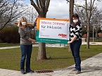 v.l. Gaby schmidt und Kati Weber Thinka (Foto: VdK Ortsverband Artern)