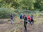 Arbeitseinsatz im Affenwald (Foto: privat) Arbeitseinsatz im Affenwald (Foto: privat)