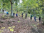 Arbeitseinsatz im Affenwald (Foto: privat) Arbeitseinsatz im Affenwald (Foto: privat)