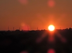 Sonnenuntergang in der Windl&uuml;cke (Foto: P.Blei)