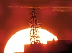 Sonnenuntergang in der Windl&uuml;cke (Foto: P.Blei)