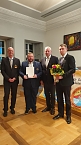 v.r.n.l, Peter Piechotta, Peter Ke&szlig;ler, Holger  H&ouml;velmann. S&ouml;ren Sch&ouml;be&szlig; (Foto: Peter M&ouml;bius)