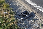 Schulbus mit Laster kollidiert (Foto: Silvio Dietzel)
