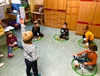 Kinder der Kindervilla in Bad Frankenhausen im "Zahlenland" (Foto: Katrin Milde)