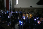 "Ukulele trifft Licht" mit Franzbergsch&uuml;lern in der Trinitatiskirche (Foto: S.Dietzel)