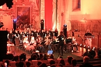 "Ukulele trifft Licht" mit Franzbergsch&uuml;lern in der Trinitatiskirche (Foto: S.Dietzel)