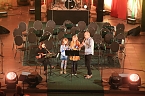 "Ukulele trifft Licht" mit Franzbergsch&uuml;lern in der Trinitatiskirche (Foto: S.Dietzel)