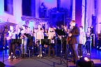 "Ukulele trifft Licht" mit Franzbergsch&uuml;lern in der Trinitatiskirche (Foto: S.Dietzel)