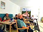 Viele Besucher kamen im September in die Tagespflege Barbarossagarten in Bad Frankenhausen (Foto: Novalis Diakonie)