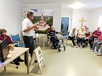 Viele Besucher kamen im September in die Tagespflege Barbarossagarten in Bad Frankenhausen (Foto: Novalis Diakonie)