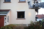 Wohnungsbrand heute Vormittag in Sondershausen (Foto: S.Dietzel)