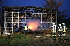 Scheunenbrand bei Otterstedt (Foto: S. Dietzel)