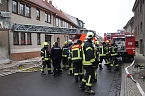 Wohnungsbrand in Neustadt/ Greu&szlig;en forderte zwei Personen mit Rauchgasvergiftung (Foto: S. Dietzel)