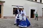 Ein bunter Karnevalszug zog sich am Rosenmontag durch Sondershausen (Foto: Eva Maria Wiegand)