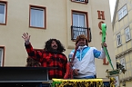 Ein bunter Karnevalszug zog sich am Rosenmontag durch Sondershausen (Foto: Eva Maria Wiegand)