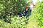 Von der Autobahn abgekommen  (Foto: S.Dietzel)