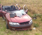 Drei junge Männer bei Unfall leicht verletzt (Foto: Feuerwehr Bad Frankenhausen/Silvio Dietzel) Drei junge Männer bei Unfall leicht verletzt (Foto: Feuerwehr Bad Frankenhausen/Silvio Dietzel)