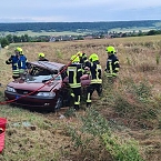 Drei junge Männer bei Unfall leicht verletzt (Foto: Feuerwehr Bad Frankenhausen/Silvio Dietzel) Drei junge Männer bei Unfall leicht verletzt (Foto: Feuerwehr Bad Frankenhausen/Silvio Dietzel)