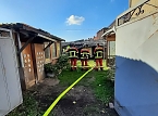 Schuppenbrand in Heldrungen (Foto:  Feuerwehr Heldrungen/Silvio Dietzel)