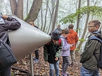 Der Frauenberg-Trai (Sondershausen) ist ein Familienerlebniswanderweg mit sieben verschiedene Erlebnisstationen (Foto: Janine Skara)