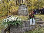 Gedenken an die Pogromnacht 1938 auf dem J&uuml;dischen Friedhof in Sondershausen (Foto: Janine Skara)