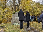 Gedenken an die Pogromnacht 1938 auf dem J&uuml;dischen Friedhof in Sondershausen (Foto: Janine Skara)